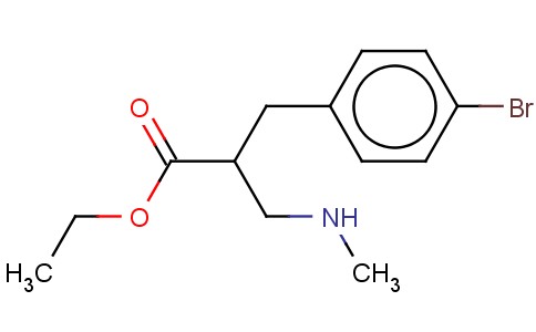 3-(4-BROMO-PHENYL)-2-METHYLAMINOMETHYL-PROPIONIC ACID ETHYL ESTER